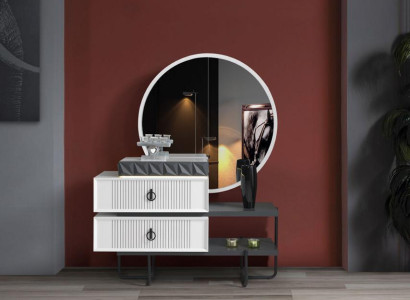 Design Commode / Buffet Armoire Commodes Buffet 2-piece. Miroir Meuble